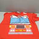 Fire Truck Costume Simple Easy Halloween Group Costume T-Shirt 2xl red