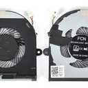 Replacement CPU w/GPU Cooling Fan for Dell XPS 15 9570 & XPS 15 7590, Precision 5530 5540 Series Laptop P/N: 008YY9 0TK9J1 TK9J1 08YY9