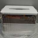 3-Tier Medicine Organizer - Portable Medicine Cabinet with Plastic Handle, Multipurpose Medical Box with Pill Box, Empty First Aid Kit for Home (8.66 x 9.46 x 13.42 inches)