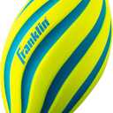 Franklin Sports Kids Foam Football Mini Soft Foam Youth Football Indoor Outdoor Toy Ball for Kids Probrite 9" Mini Ball Soft Backyard Practice Toy Yellow/Blue