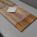 39IN Long Wooden Step Stool for Elderly, Half Wooden Riser Step Stool for High Bed, Bathroom, Kitchen and Living Room, 400LBs Loading(39.0" L*11.5" W*4.6" H)