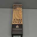 Wooden Spoons for Cooking,10 Pcs Natural Teak Wooden Kitchen Utensils Set Wooden Utensils for Cooking Wooden Cooking Utensils Wooden Spatulas for Cooking (10)