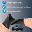 Mud Flaps Splash Guards for Lexus GX550 2024-2026 Custom Fit All Weather Exterior Accessories Not Fit Overtrail Overtrailplus