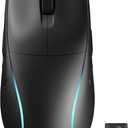 Corsair M75 Wireless RGB Lightweight FPS Gaming Mouse  26,000 DPI  Swappable Side Buttons  iCUE Compatible  PC  Black
