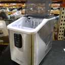 Aeitto Ice Maker Countertop 26lbs/24H, Ice Machine 8 Ice Cubes Ready in 6 Mins, 2 Sizes of Bullet Ice Portable Ice Makers with Basket & Scoop, Auto Self-Cleaning for Home/Kitchen/Office Stainless