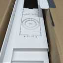 Legrand - OnQ Cable Management, In-Wall Media Box, Dual Purpose Structured Wiring Enclosure, TV Home Theater Recessed Storage Box, 17 Inch, White, ENP1700NA