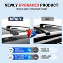 Roof Rack Cross Bars Compatible with Toyota RAV4 2013-2018, Heavy-Duty Aluminum Roof Crossbars, 260 LBS Load Capacity, Rooftop Cargo Carrier for Bike, Snowboard, Skis, Luggage