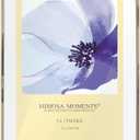 MIMOSA MOMENTS Brass Metal Floating Picture Frame Wire Easel (Brass, 5X7)