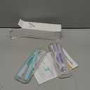 2 PACK Mini Bag Sealer Heat Seal, Handheld Food Sealer Bag Resealer for Food Storage, Portable Smart Heat Sealer Machine with 45” Power Cable for Chip Bags, Plastic Bags, Snack Bags (Green+Purple)