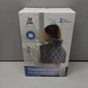 BOB AND BRAD Weighted Heating Pad for Neck Shoulders Deep Muscle Relief, Electric Heating Pad with Far-Infrared Therapy, FSA Eligible/HSA Eligible Neck Heated Wrap Gift for Family & Friends, 20"x22" Gray 