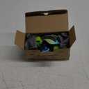 Vvinca Kids Goggles with Comfort Fabric Strap, Kids Swim Goggles Wide View Anti-Fog/UV No Leaking Swimming Goggles for 3-14 (01-green & Blue)