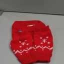 Dog Christmas Sweater Soft Warm Fall Winter Cat Clothes Puppy Sweater for Small Dogs Cute Xmas Reindeer Doggie Outfit Cat Sweaters with Sleeves Pet Holiday Costume Chihuahua Apparel(Red,XS) (XS(Suggest Weight 1.0-3.0 lbs))
