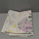 AVOIN colorlife Every Day is A Gift Hydrangea Throw Pillow Covers, 18 x 18 Inch Spring Summer Floral Butterfly Dragonfly Decoration Cushion Case for Home Sofa Couch Set of 4