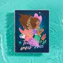 Happy Planner Disney Little Mermaid Daily Notebook for Office, School or Journaling  60 Sheet Dot Lined Paper with 3 Dividers  Disc-Bound Notebook  Find Your Voice Collection - Big Sized 11 x 8.5