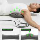 3-in-1 Lumbar Massage Pillow with Heat, Deep Kneading Lower Back Massager, Ergonomic Heated Lumbar Support Cushion, Back Pain Relief for Office Chair, Home, Car, Gift for Men Women Seniors