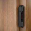 Chibery 20 Pack | 1/2 inch Overlay Semi Partial Wrap Around Cabinet Hinges, Self Closing Face Frame Variable Decorative Replacement, Kitchen Hardware, with Screw & Quiet Bumper (Matte Black)