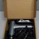 Massage Gun Deep Tissue, Handheld Electric Muscle Massager, High Intensity Percussion Massage Device for Pain Relief with 9 Attachments & 30 Speed(Grey)