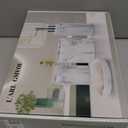 L'ARL GMVOI Bathroom Accessories Set,4 Pieces Marble Bathroom Vanity Countertop Accessory Set with Bathroom Toothbrush Holder Set,Soap Dispenser,Tumbler,Soap Dish for Bathroom Home Decor