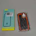 Apple iPhone 13 / iPhone 14 / iPhone 15 / iPhone 16e Case (6.1") Rugged Case Heavy Duty Shockproof Dust/Drop Proof 3 in 1 Full Body Cover (Orange, iPhone 13/iPhone 14/iPhone 15/iPhone 16e)