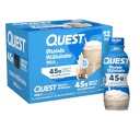 12 x Quest Nutrition Protein Milkshake, Vanilla, 45g Protein, 2g Sugar, High Protein, Low Sugar, Gluten Free, 1 Count (EXP 02/16/27)