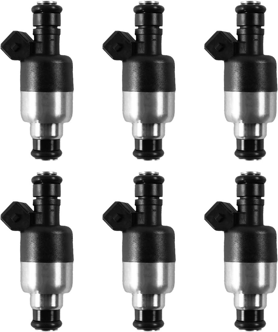 6Pcs Fuel Injectors 17089625 Fit for Camaro 1993 for Corvette 1992-1993 Fit for Honda Passport 1994-1995 Fit for Isuzu Rodeo for Trooper 1992-1995 Fit for Pontiac Firebird 1993