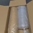 14 oz Disposable Kraft paper bowls with lids, Food containers Soup Bowls Party Supplies Treat Bowls 50 Pack