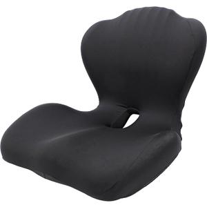 Gugxiom Ergonomic L-Shaped Memory Foam Lumbar Support Cushion Coccyx Support Cushion Ergonomic Anti-Slip Breathable Office Car Truck