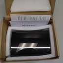 Magnetic Garage Door Windows, 32 PCS Glossy Faux Window Panels for Steel or Iron 2 Car Garage Doors, Decorative Alternative to Real Garage Windows, 6 x 4 in, Easy DIY Install, Black