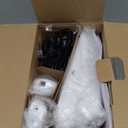 VTech SN5147 Amplified Corded/Cordless Senior Phone with Answering Machine, Big Buttons, 90dB Extra-Loud Visual Ringer, 50dB Audio Assist, Call Blocker, White