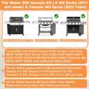 GS4 Genesis II Grill Parts for Weber Genesis II/II LX 400 SER 4-Burner Grill Accessories Genesis 400 (2022 Y) Replacement for Weber Grates 66097,Flavorizer Bars 66030,Heat Deflector 66041&Burner 67490