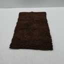 Bath Mat Washable Bathroom Rugs 28 x 18 Coffee Shower Floor Mat Pink Bathroom Rug Non Slip Bathroom Mat Soft Comfort Furry Durable Thickened Bathroom Rug Machine Washable for Bathroom Floor