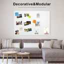 12-Pack Large Cork Board: 48x36 Inch Bulletin Board with 72 Damage-Free Pads & Push Pins for Office Home Wall, White Felt Alternative