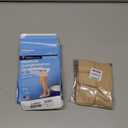 Amazon Basic Care Medical Compression Stockings, 20-30 mmHg Support, Women & Men Thigh Length Hose, Open Toe, Beige, Medium (Previously NuVein)