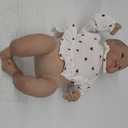 Lovely Real Life Reborn Baby Dolls 18Inch Soft Silicone Lifelike New Born Girl Doll Handmade Realistic Look Veins Reborn Child Doll