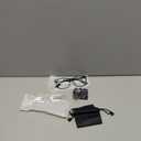 Gaoye Eyewear Frames for Men - Blue Light Blocking Square Glasses, Anti UV Ray Computer Gaming, Blue Blockers for Women (*Black & Transparent)