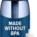 Brita Hard-Sided Plastic Premium Filtering Water Bottle, BPA-Free, Reusable, Replaces 300 Plastic Water Bottles, Filter Lasts 2 Months or 40 Gallons, Includes 1 Filter, Night Sky - 36 oz.