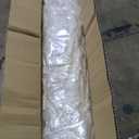 FULI Japanese Futon, Foldable & Portable Floor Lounger Bed, Roll Up Sleeping Pad, Shikibuton, Made in Japan (White, Queen) (Queen (79"L x 59"W x 2"Th))