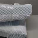 Anvo Memory Foam Pillow, Neck Contour Cervical Orthopedic Bed Pillow for Sleeping Side Back Stomach Sleeper, Ergonomic Design for Neck and Shoulder Pain Relief, Blue White, Soft (Soft - Standard (24 x 13.4 x 4.7 inches))