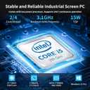 Fanless Mini PC, Core i5-7200U, Windows 11 Pro/Linux, 8GB RAM, 256GB SSD, 6 COM Ports, Dual LAN, 4K HD, VGA, 24/7 Operation Mini Computer