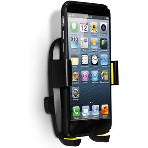 Phone Holder Wall Mount with 3M VHB Adhesive Strips Phone Charging Holder Compatible for iPhone, Samsung, Smartphone and Most Other Cellphones
