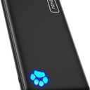 INIU Portable Charger, Slimmest 10000mAh 5V/3A Power Bank, USB C in&out High-Speed Charging Battery Pack, External Phone Powerbank Compatible with iPhone 16 15 14 13 12 Samsung S22 S21 Google iPad etc (Classic Size, Black)