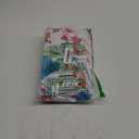 misaya Round Fitted Tablecloth with Elastic Edge, 100% Waterproof Oil Proof Plastic Table Cover, Vinyl Flannel Backed Tablecloth Fits 45"-56" Round Tables for Dinner, Outdoor, Picnic, Flowers (Off White)