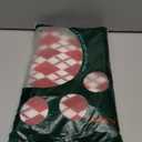 Kuoser Dog Sweater Plaid Dog Sweaters with Harness Hole, Polo Design Puppy Knitwear Fall Winter Sweater for Medium Large Dogs, Pet Cold Weather Clothes Warm Doggie Pullover Sweatshirt, Red L (Large (pack of 1))