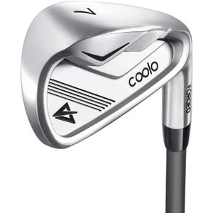 COOLO Graphite Golf Irons, Provide More Speed and Control, Beginner/High Handicap/Seniors/Ladies, Reduced Strain on Elbows and Wrists, Right&Left Handed