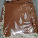 Schweek Burnt Orange Curtains 63 Inches Length for Living Room Semi Sheer Linen Western Curtains Vintage Farmhouse Window Curtain 2 Panel Sets for Dining Room Kitchen (Terracotta) (52" x 63")