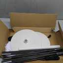 RUBFAC Balloon Arch Kit, 8ft Tall & 9ft Wide Adjustable Balloon Arch Frame Stand with 2 PVC Bases,2 Water Fillable Bags, 50pcs Balloon Clips for Wedding Party Baby Shower Supplies Christmas Decoration