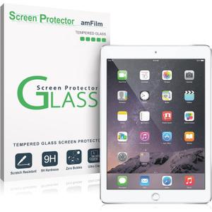 amFilm Glass Screen Protector for iPad 9.7 6th Gen, 5th Gen, iPad Pro 9.7, iPad Air, Air 2, Tempered Glass, Apple Pencil Compatible, 1 Pack