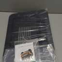 Spare Tire Delete License Plate Holder with LED Brake Light, Fits for 2007-2018 Jeep Wrangler JK JKU, Carbon Steel with E-Coating & Powder-Coated Finish, USA Flag Relocation Bracket Kit