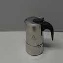 IMUSA USA B120-22061M Stainless Steel Stovetop Espresso Coffeemaker 4-Cup, Silver