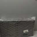 Bidtakay Wicker Storage Baskets for Organizing 4-Pack Hand-Woven Imitation Dark Grey Wicker Cube Storage Bins with Liners for Shelves Closet Cabinet 11x11 Waterproof Cube Organizer for Pantry